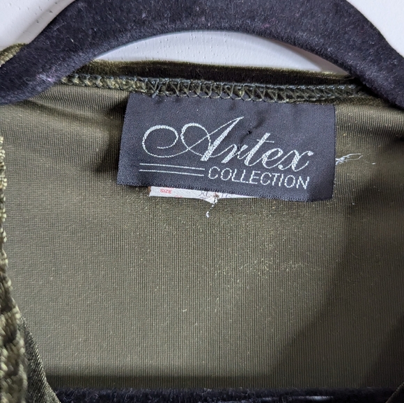 Velour Artex Sweater with Leopard - Size XL - Picture 6 of 6